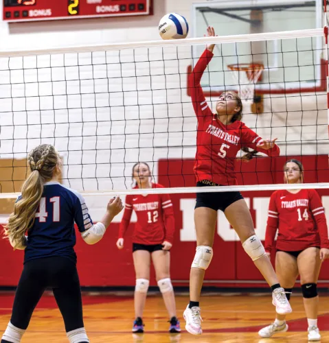 Tygarts Valley drops volleyball tilt; EHS golf team wins